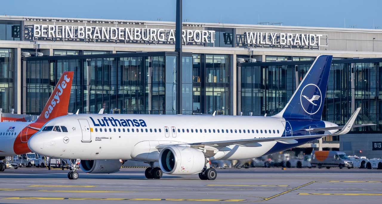 Airplanes at Berlin Brandenburg Airport