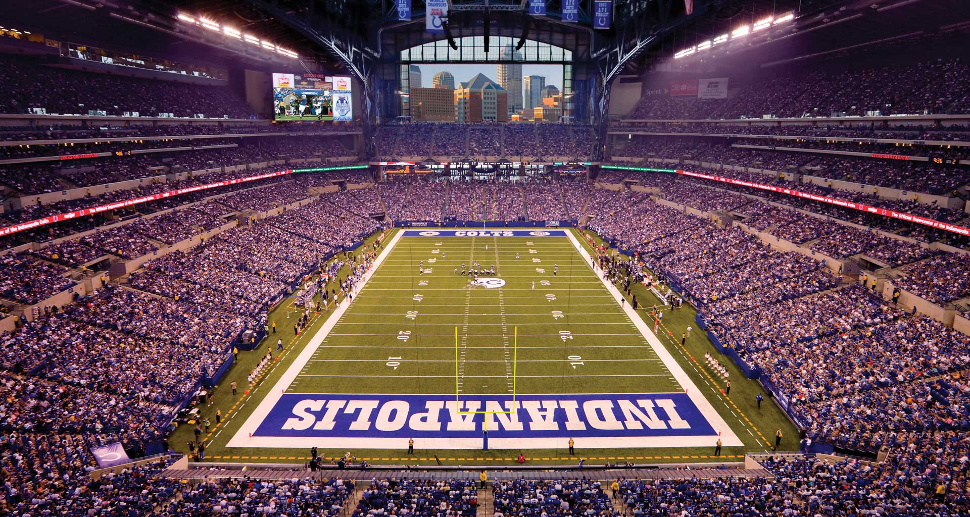 Indianapolis Colts football field.