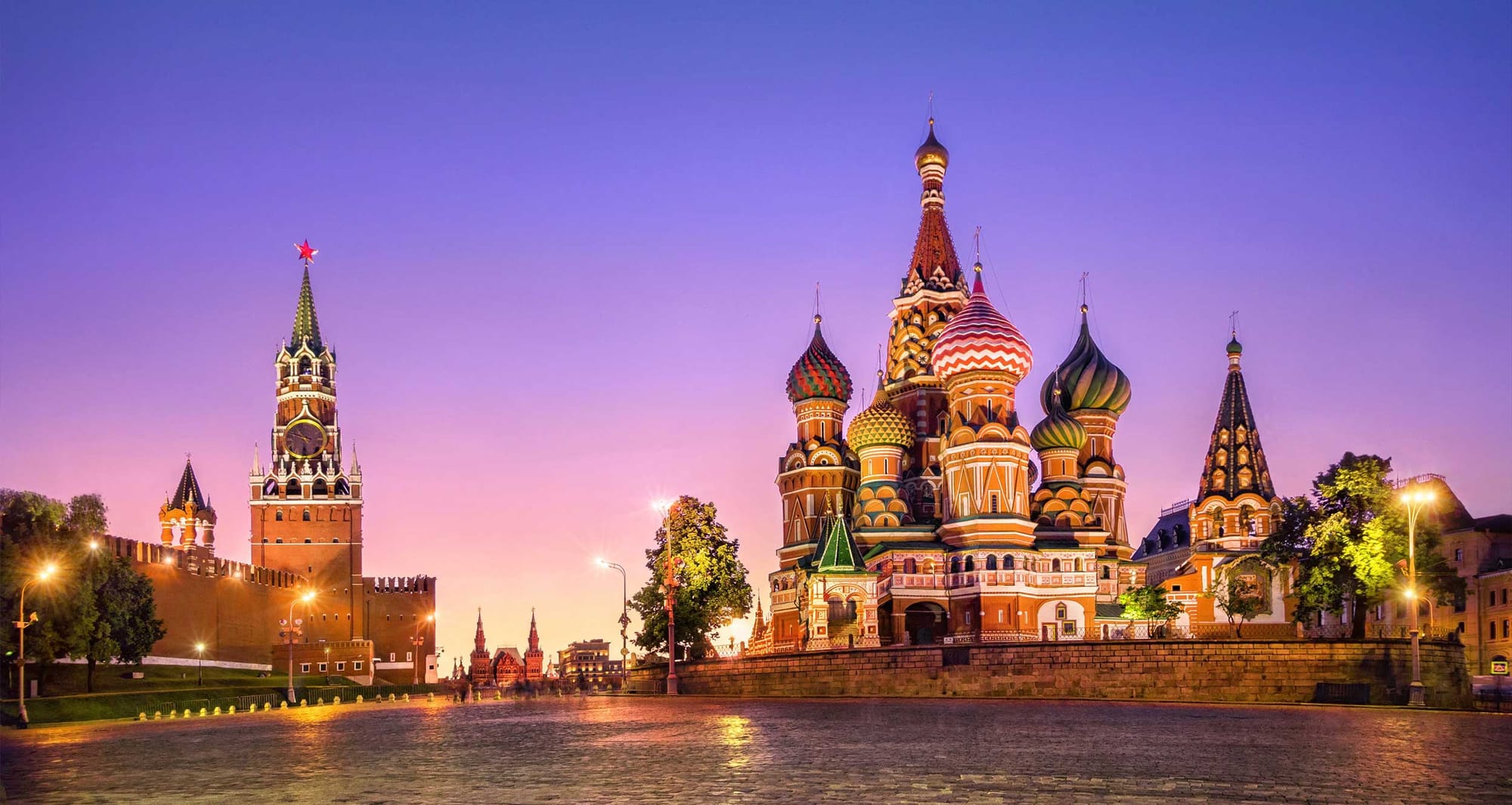 Red Square in Moscow, Russia.