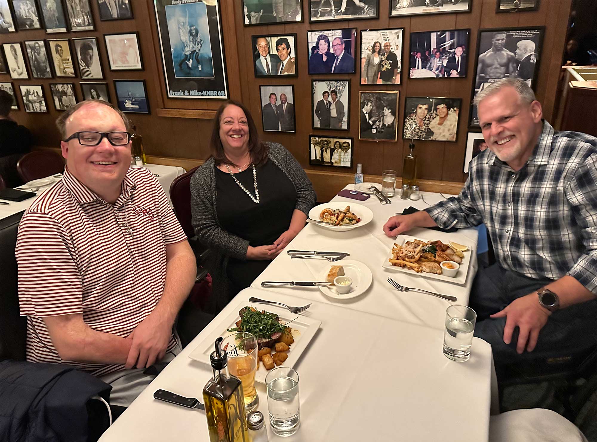 John pictured with attendees of the Travel Ability Summit in San Francisco.