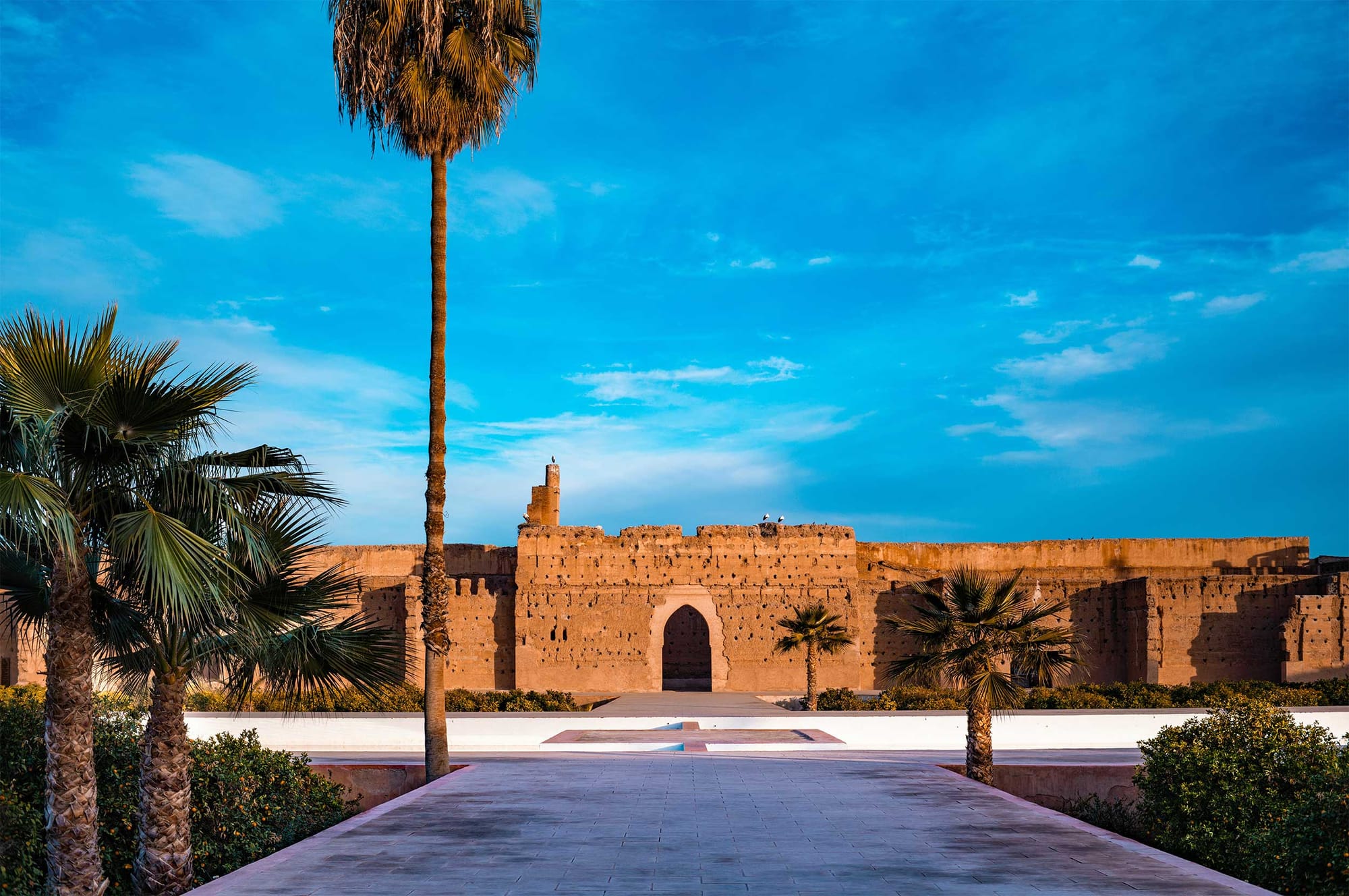 Old structure in Marrakech city.