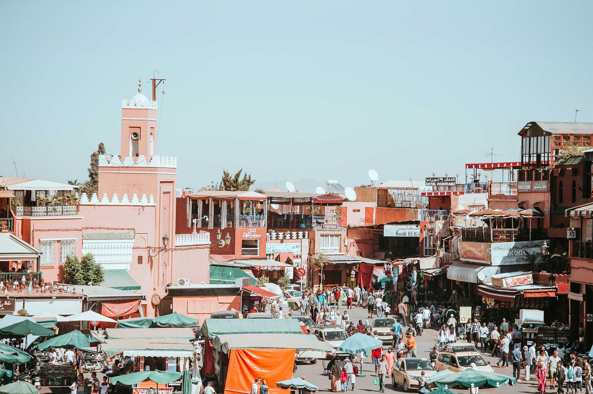 Neighborhood in Marrakech.