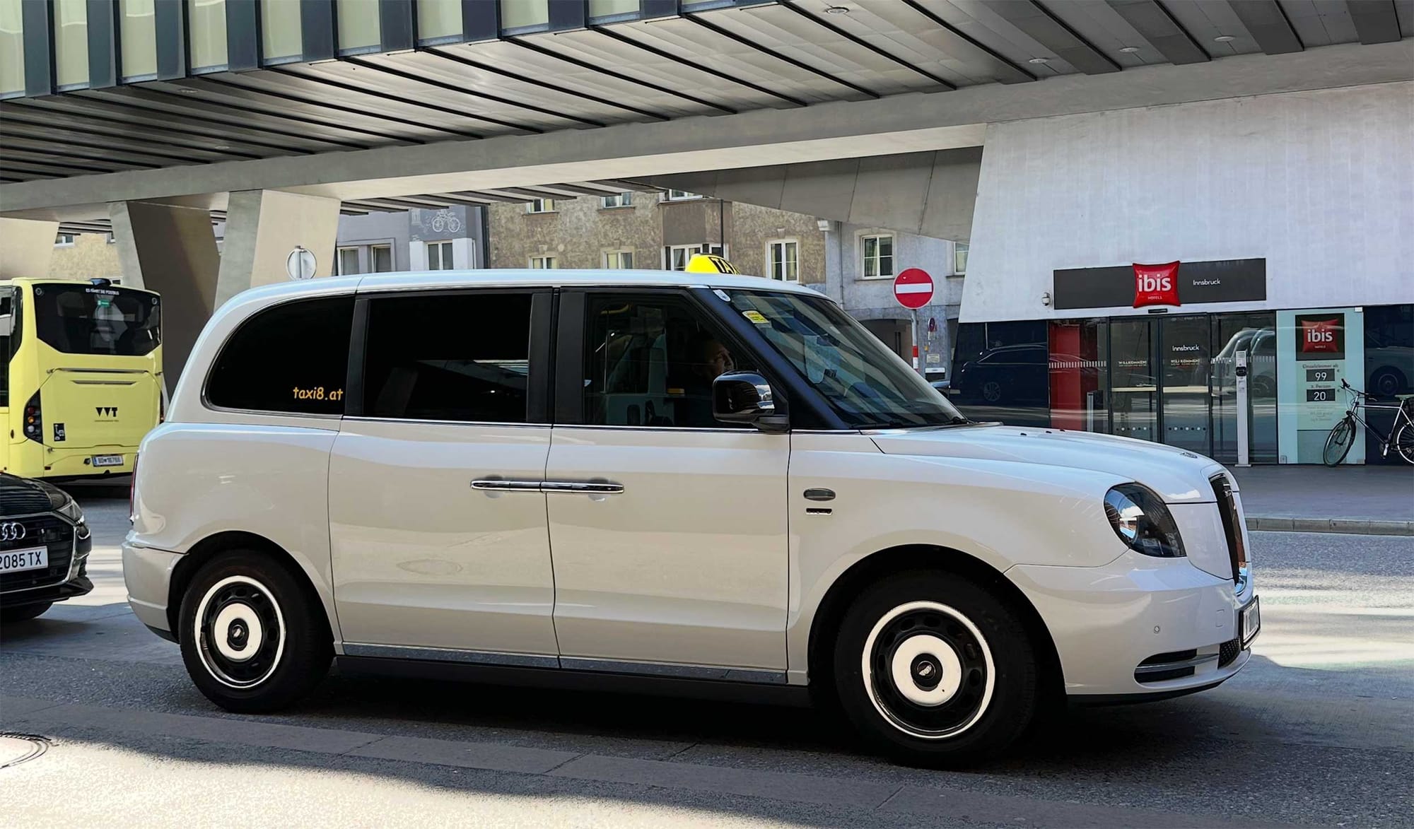 Wheelchair accessible taxi.