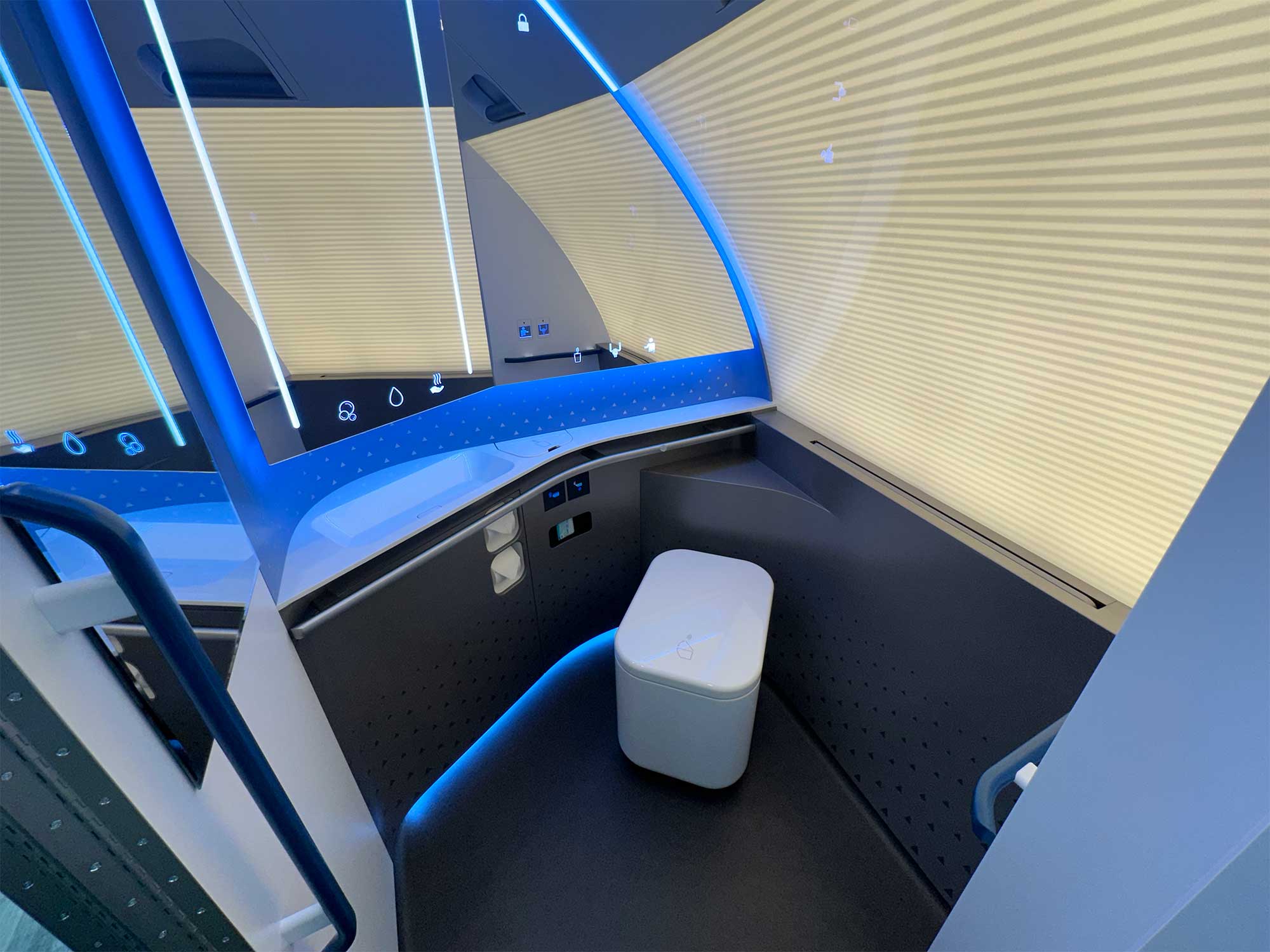 Accessible lavatory concept.
