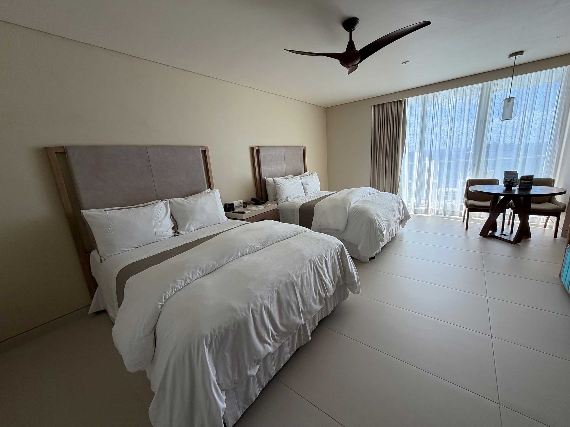 Two queen size beds.