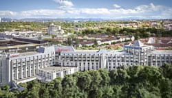 Munich Marriott hotel is wheelchair accessible.