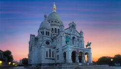 PHOTO: Basilica of the Sacred Heart in Paris, France.