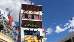 Wheelchair accessible SlotZilla Zipline in Las Vegas