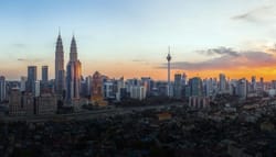 Wheelchair accessibility at Petronas Twin Towers and KL Tower in Kuala Lumpur, Malaysia.