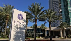 Exterior of Hyatt Regency Orlando hotel