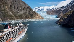 Carnival cruise ship in Alaska