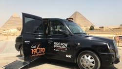 Wheelchair accessible taxi in Cairo, Egypt