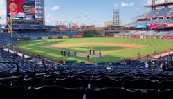 Wheelchair accessible Philadelphia Phillies game.