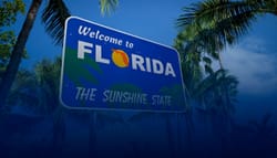 Welcome to Florida sign.