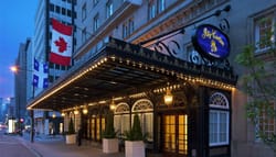 Exterior of the Ritz-Carlton Montreal hotel.