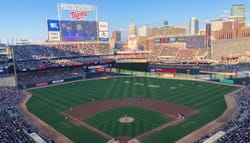 Target Field, home of the Minnesota Twins baseball team.