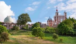 The Royal Observatory, Greenwich, seen from a distance.