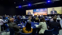 Stage at the 2019 IATA Global Accessibility Symposium.