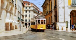 Lisbon cityscape.