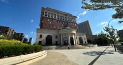 Exterior of federal courthouse.