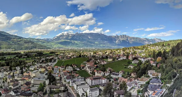 Vaduz, Liechtenstein skyline.