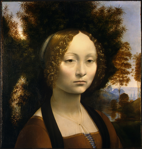 Ginevra de' Benci by Leonardo da Vinvi