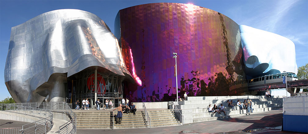 The Experience Music Project at the Seattle Center. Photo by Cacophony.