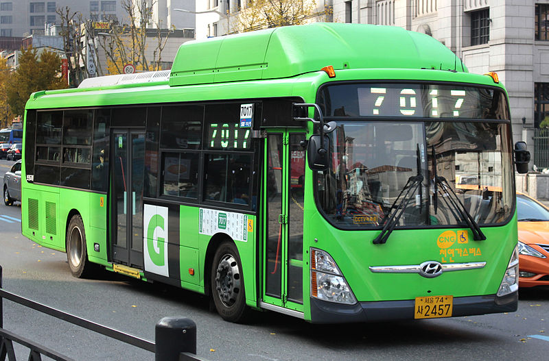 Seoul Wheelchair Accessible City Bus