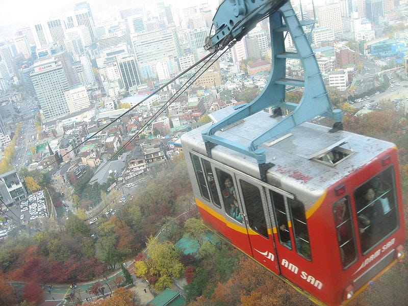 Namsan Seoul Tower Cable Car