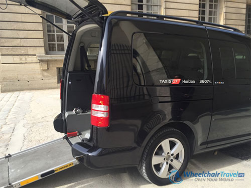 Paris Wheelchair Accessible Horizon Taxi Cab - Photo by John Morris