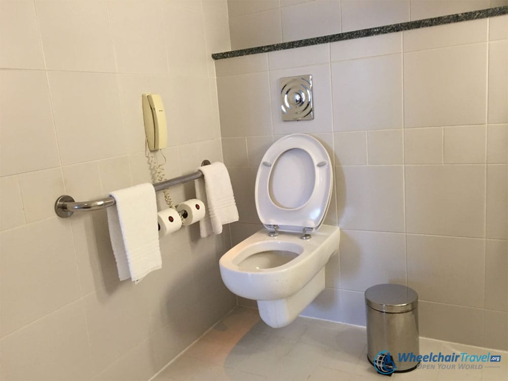 Paris Marriott Wheelchair Accessible Toilet