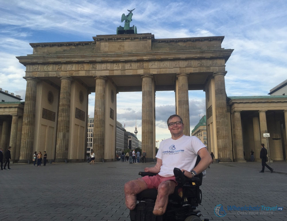 John at Brandenburg Gate, Berlin, Germany