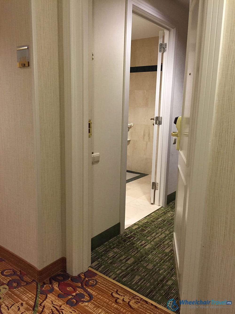 Brussels Marriott Grand Place Room Door Wheelchair