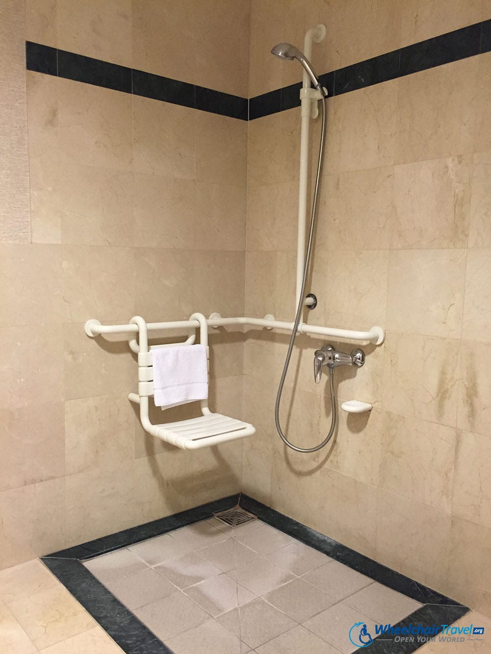 Brussels Marriott Roll-in Shower Wheelchair