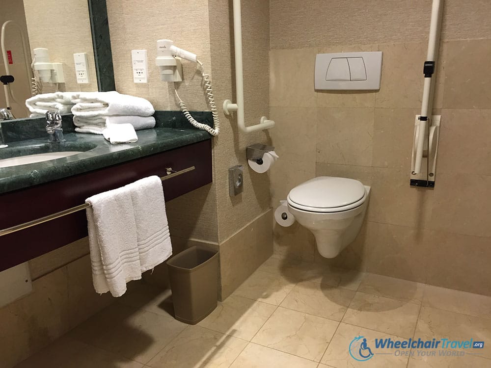 Brussels Marriott Wheelchair Sink Toilet