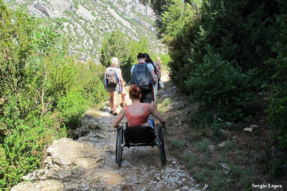 Rodellar Mountain, Spain, Wheelchair Path. Photo by Sergio Lopez.