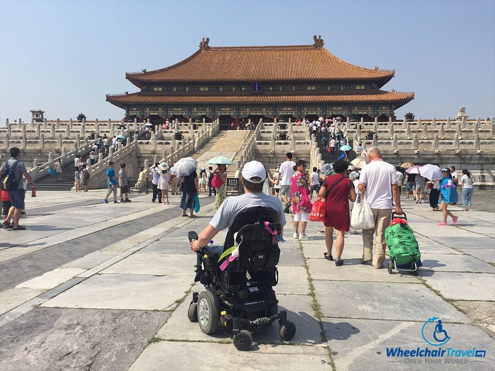 Wheelchair in The Forbidden City, Beijing, China