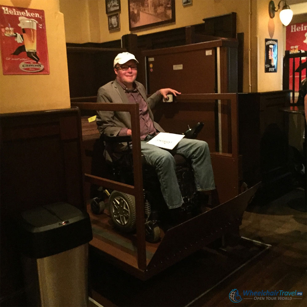 Heineken Experience Wheelchair Lift