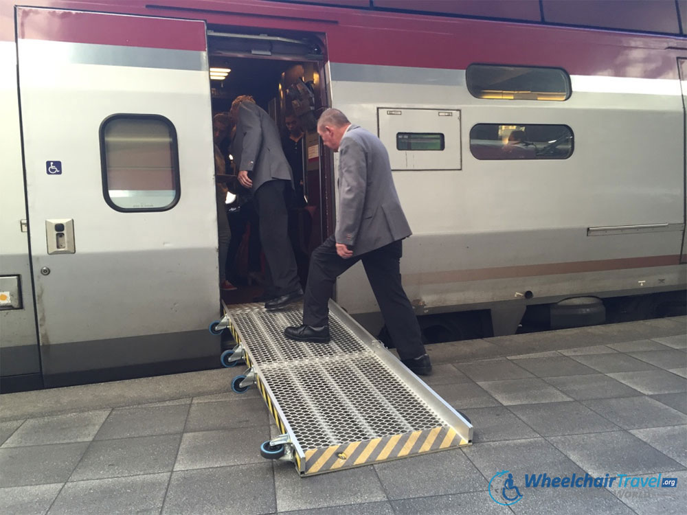 Thalys Train Wheelchair Access Ramp