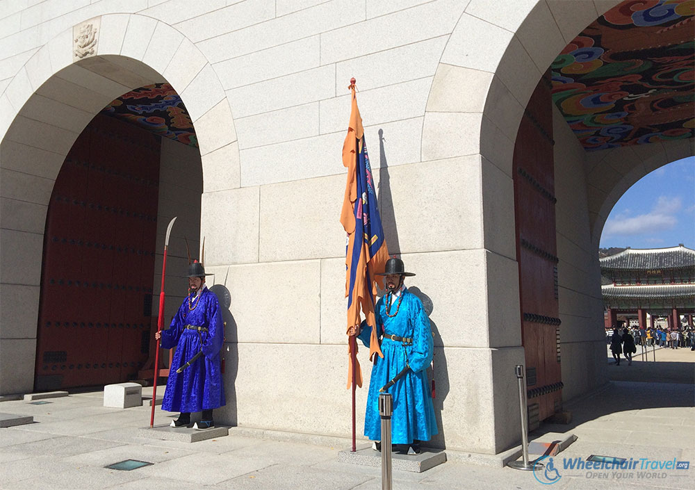 Gyeongbokgung Palace, Seoul Wheelchair Accessible Travel Guide - Gwanghwuman Main Gate