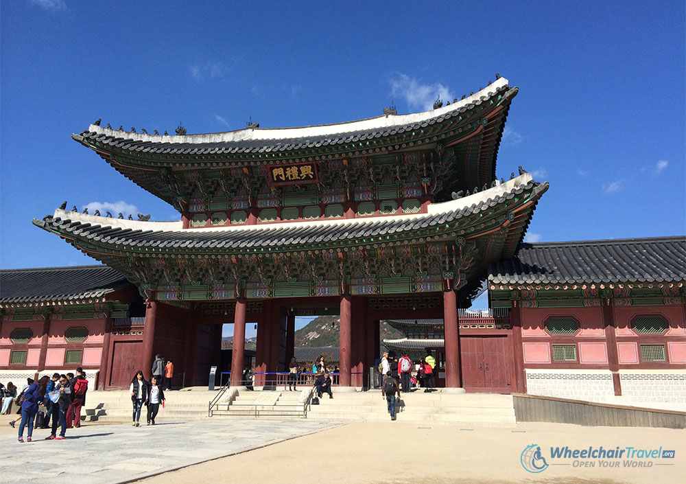 Gyeongbokgung Palace, Seoul Wheelchair Accessible Travel Guide, Heungnyemun Gate