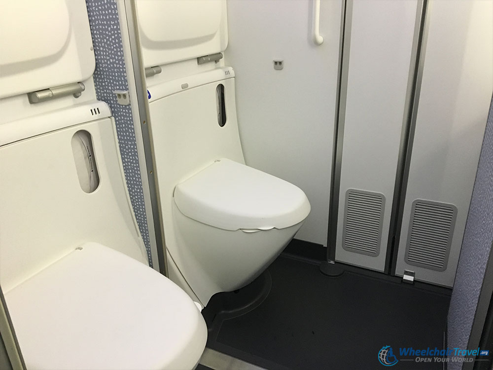 KLM 787 Wheelchair Accessible Lavatory Bathroom