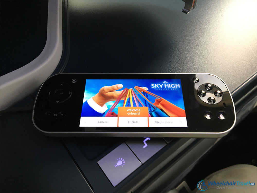 KLM 787 Inaugural Flight Business Class Handheld Remote