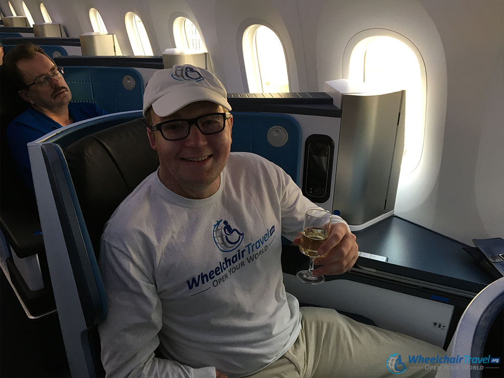 KLM 787 Inaugural Flight World Business Class Seat 2A