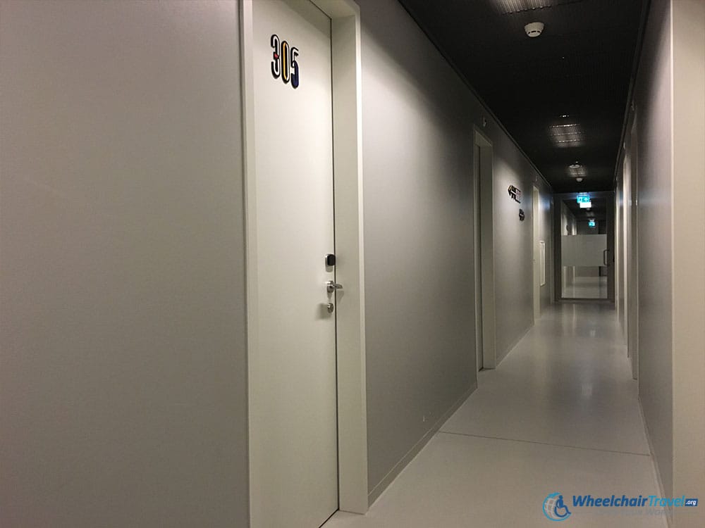 ClinkNOORD Amsterdam Room 305 Wheelchair Accessible Door