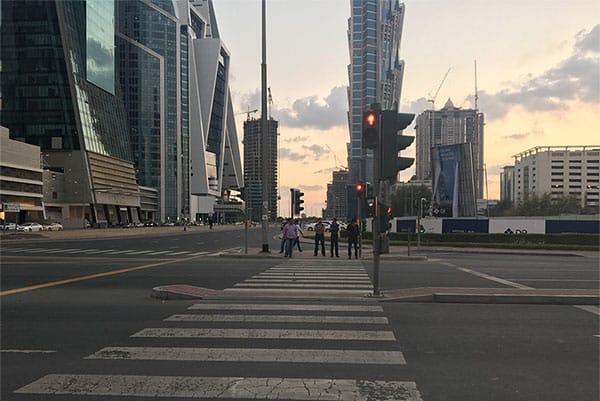 Dubai Sidewalks Wheelchair Accessibility Curb Cuts