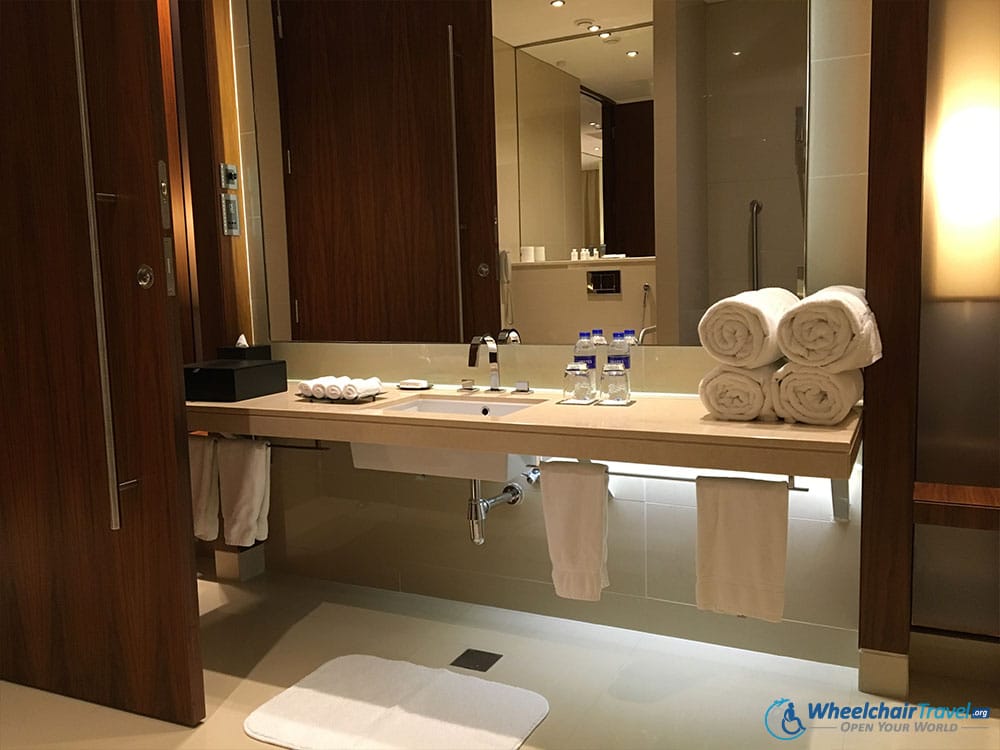 JW Marriott Marquis Dubai Wheelchair Accessible Bathroom Sink