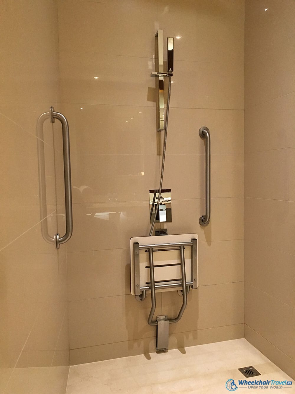 JW Marriott Marquis Dubai Wheelchair Accessible Roll-in Shower