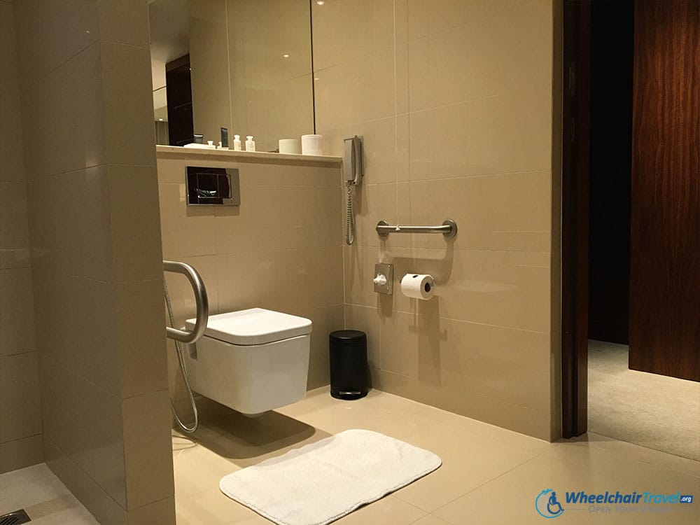 JW Marriott Marquis Dubai Wheelchair Accessible Toilet