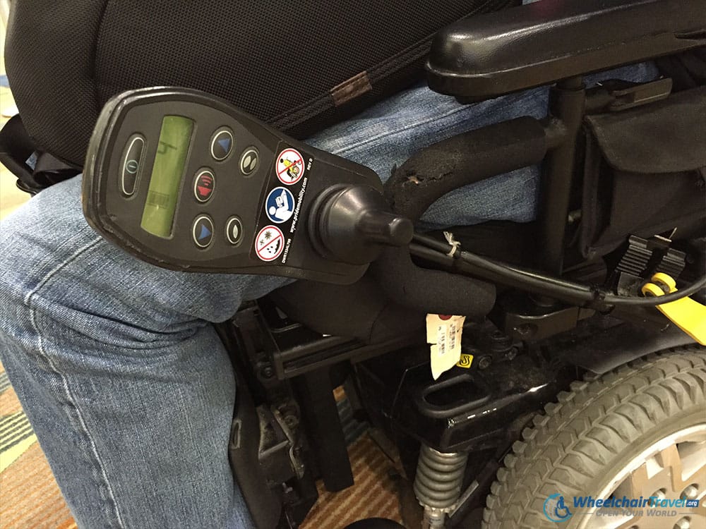 Power Wheelchair Damaged Controls 2015 Delta Air Lines